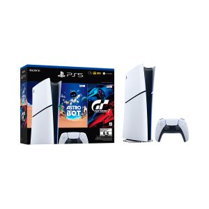 Consola PlayStation 5 Slim Digital + 2 Juegos (Gran Turismo 7 + Astro Bot)