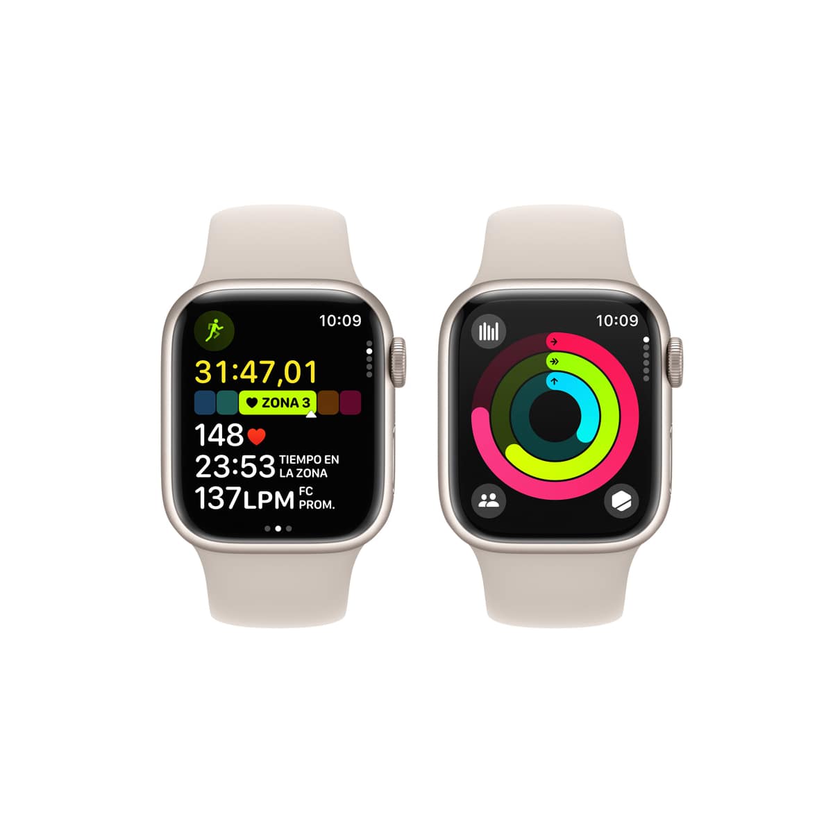 Apple Watch Series 41mm aluminio GPS Starlight