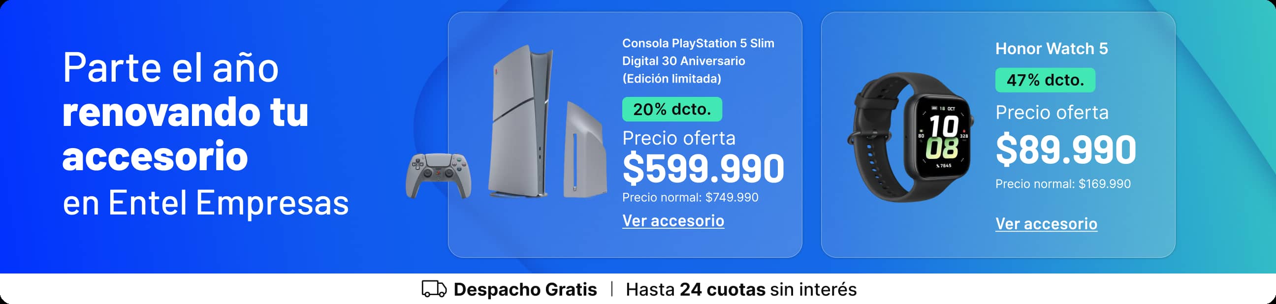 Entel Empresas y renuevate con lo mejor en accesorios