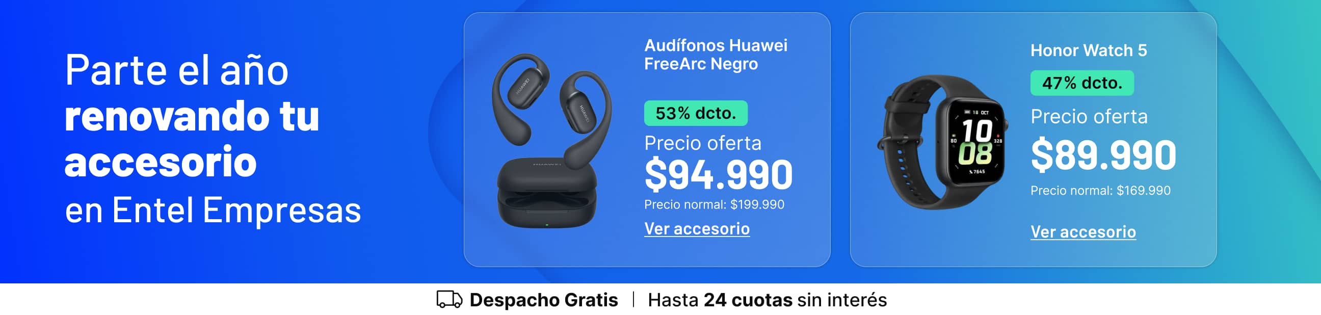 Entel Empresas y renuevate con lo mejor en accesorios