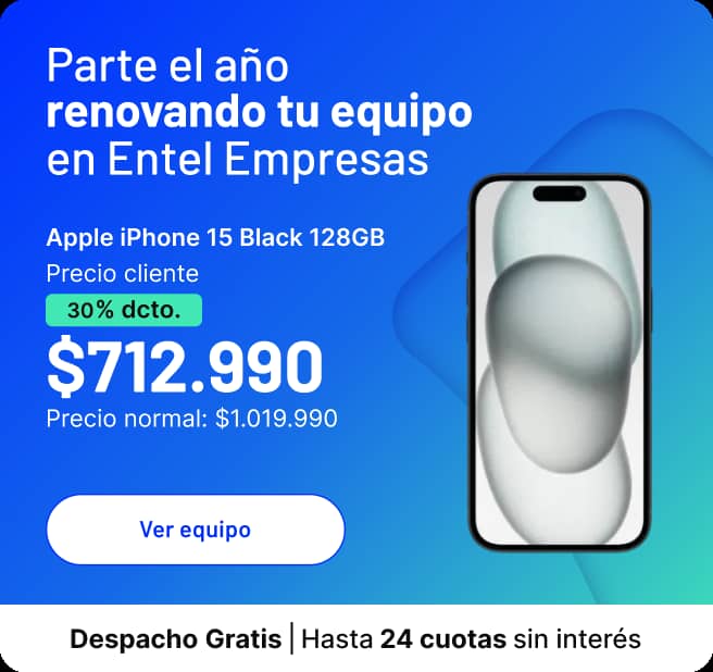 Entel Empresas y renuevate con lo mejor en equipos