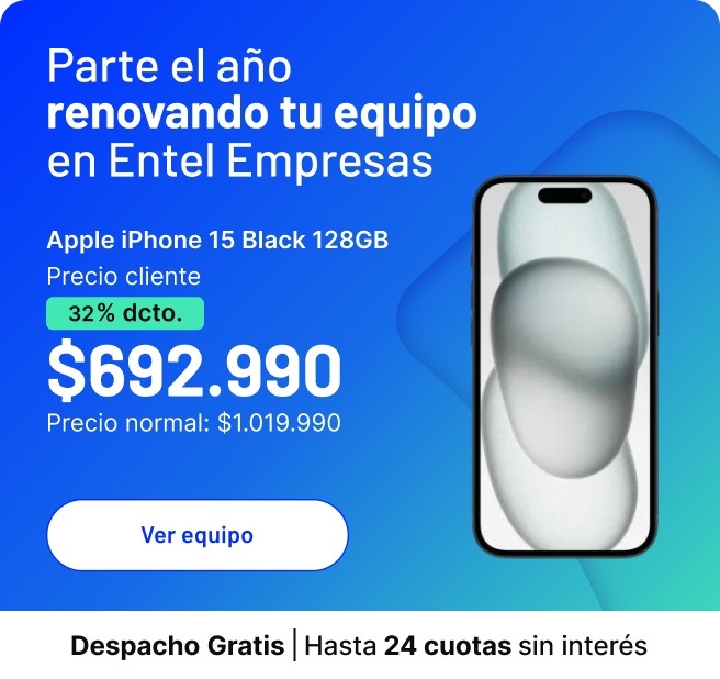 Entel Empresas y renuevate con lo mejor en equipos