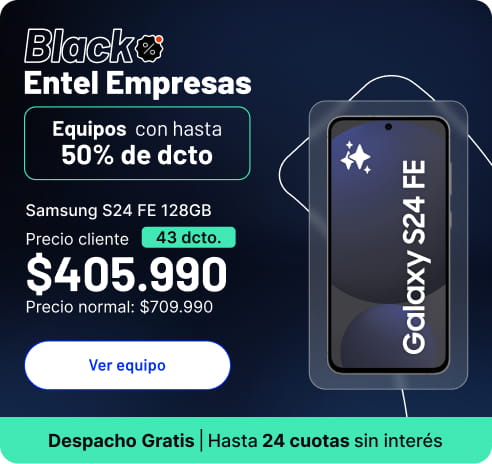 Black Entel Empresas y renuevate con lo mejor en equipos